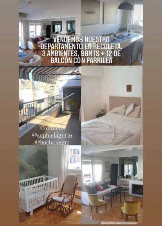 Vendemos nuestro departamento en Recoleta 3 ambientes