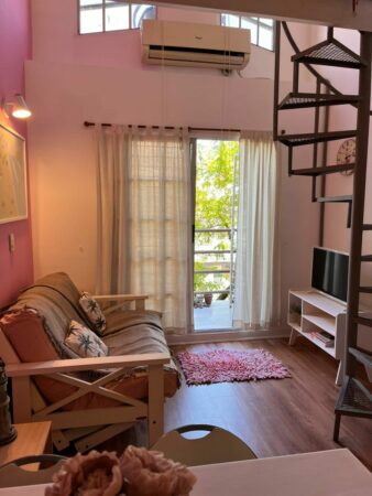 Duplex 2amb Amoblado Balcon Al Frente en Colegiales