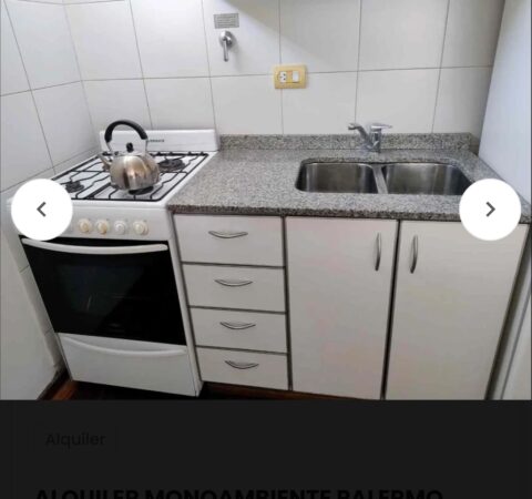 Alquiler Monoambiente Palermo