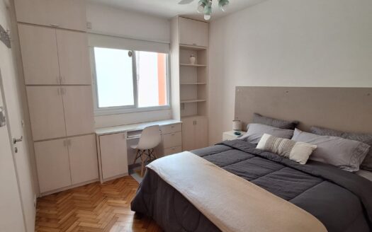2 AMBIENTES AMOBLADO Y EQUIPADO LUMINOSO LATERAL RECOLETA DUEÑA SIN COMISIÓN