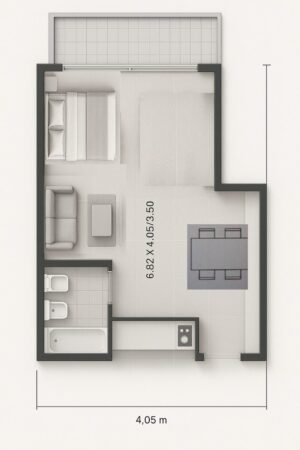 Monoambiente Moderno en Belgrano – Balcón | Luz Natural | Amenities | Pintado