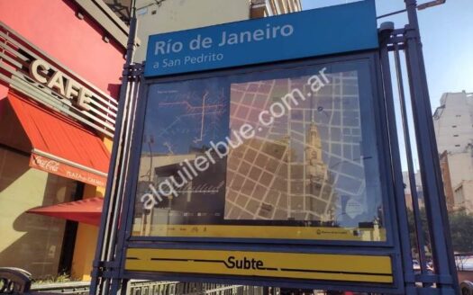CABALLITO – Parque Rivadavia Alquiler  departamento 2 cuartos c/balcon AMOBLADO