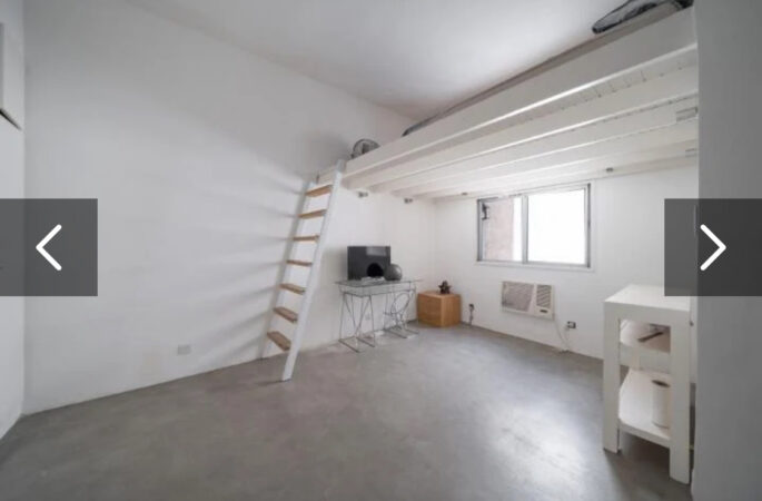 Departamento de 1 ambiente con entre piso