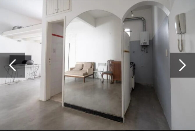 Departamento de 1 ambiente con entre piso