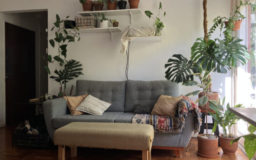 Excelente departamento dos ambientes y balcón corrido con vista a Plaza Alberti