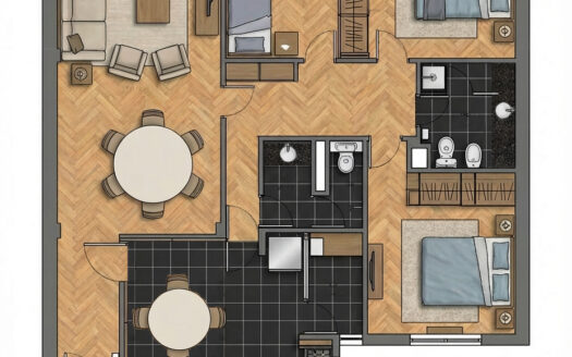 Zapiola 2200 – Departamento Semi piso 4 ambientes