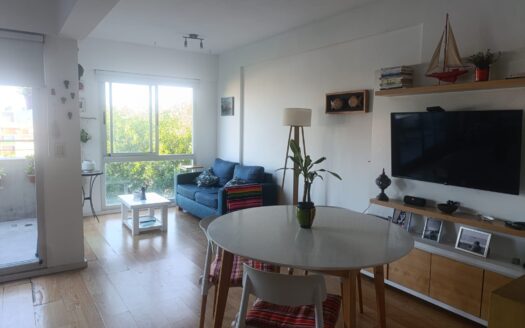 Monoambiente amplio y luminoso con piscina y balcón terraza. Apto mascota.