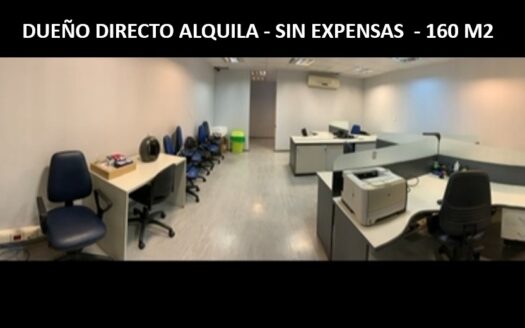 Alquiler De Oficina – Dueño Directo Sin Expensas – 160 M2 (zona Microcentro)
